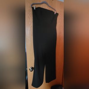 NWT White House Black Market WHBM black jumpsuit. Size 12